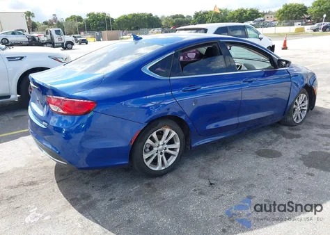 2016 Chrysler 200 Limited z USA, uszkodzony, nr VIN 1C3CCCAB7GN120420